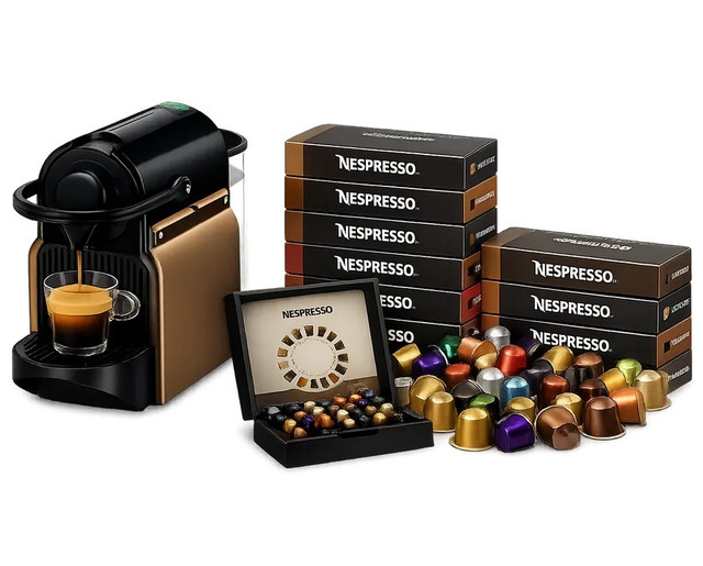 Nespresso Vertuo Machine à Café + 100 Capsules de Café